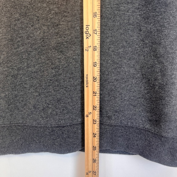 Under Armour Fitted Fleece Crewneck Sweatshirt Dark Gray Small Casual Activewear - Picture 5 of 9